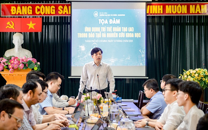 UFM tổ chức Tọa đàm “Ứng dụng trí tuệ nhân tạo (AI) trong đào tạo và nghiên cứu khoa học”